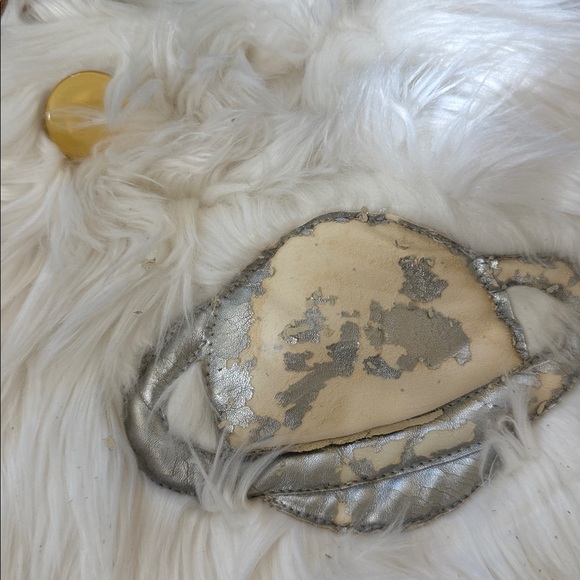 J. Valentine Astronauty Space Furry White Leg Warmers - Picture 4 of 9